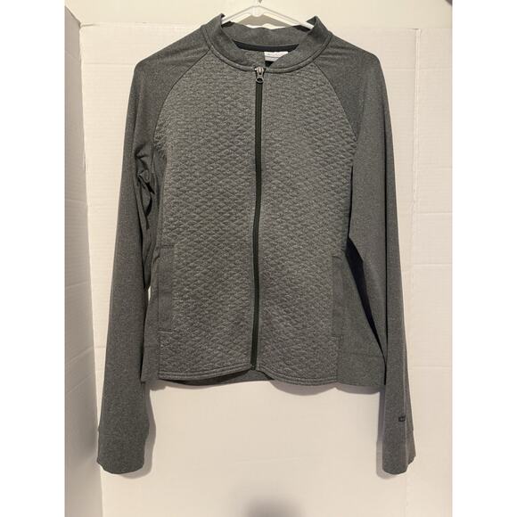Columbia Women’s Full Zip Sweater Lightweight Gray Jacket - Size Medium - Picture 1 of 9
